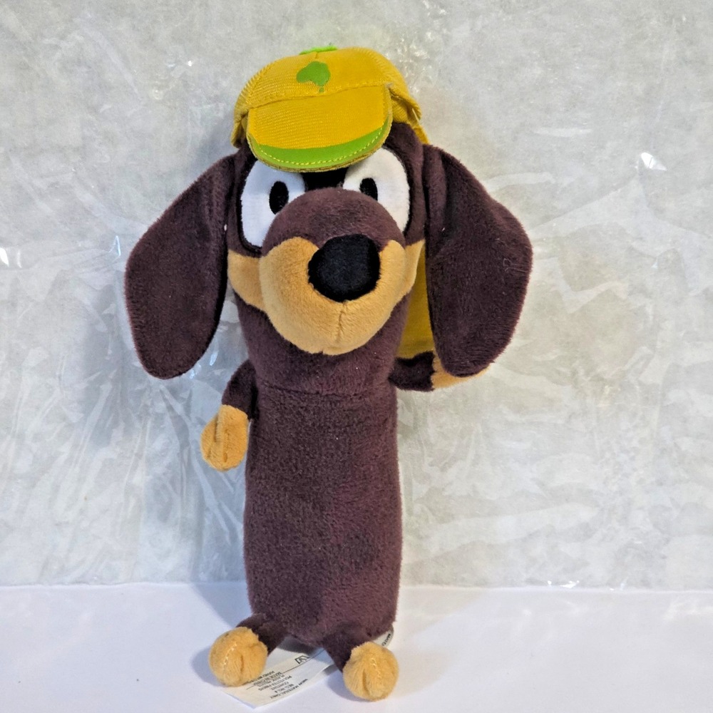 Moose Toys Bluey & Friends SNICKERS Brown Dog Plush Bean Bag 2018 7"